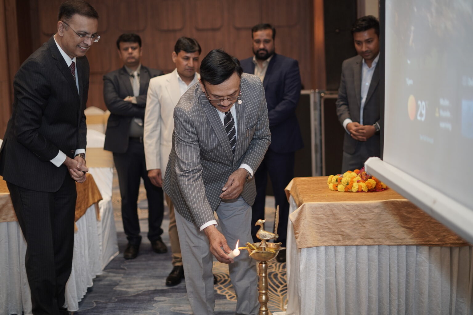 Ophtechnics and Wizcure Compay's Honorable Chief Guest