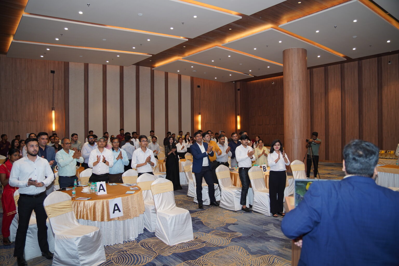 Taking Pledge by Employes on Corporate Event